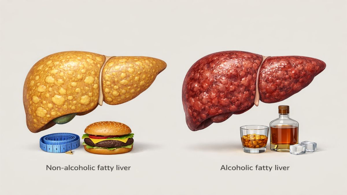 जानिये कितना खतरनाक है फैटी लिवर? 90% लोग यह गलती कर रहे हैं 2 NAFLD meaning in Hindi non alcoholic fatty liver vs alcoholic fatty liver