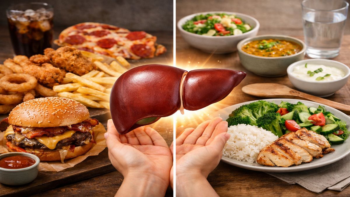 Ghar ka khana liver ke liye best