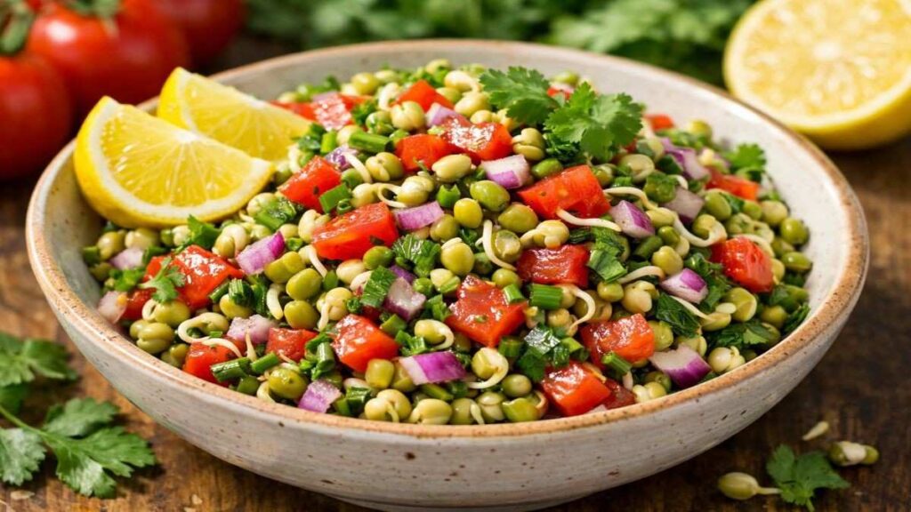 sprouts salad fatty liver breakfast protein rich detox food for liver